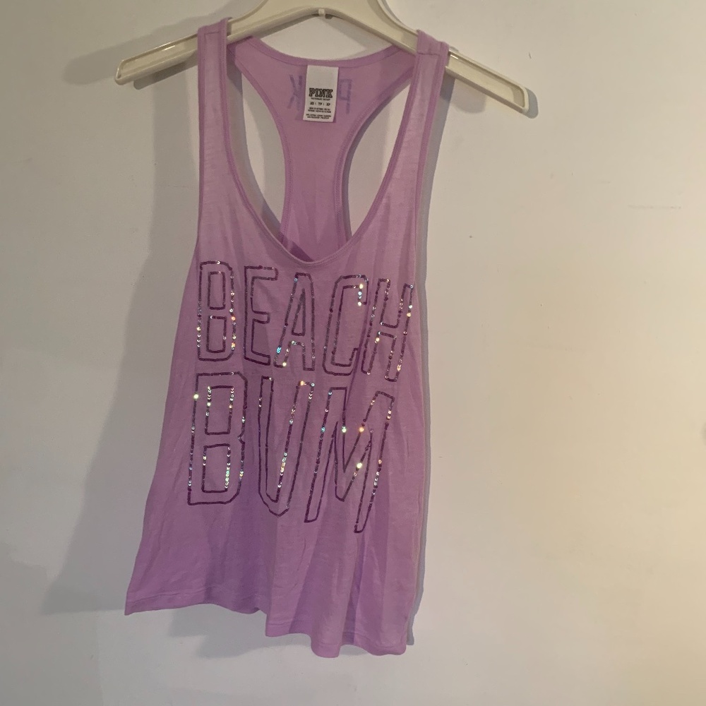 PINK Lilac "Beach Bum" tank